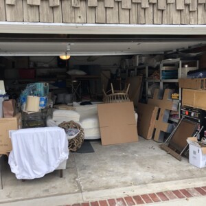 organize your garage before photo
